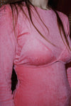 BASERANGE Long Sleeve T-Shirt TOOL-VE-AU23 Drunk Pink